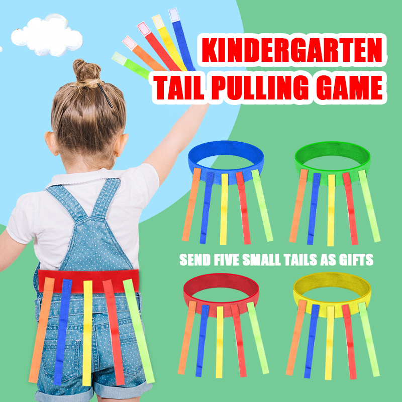 Party Games No Equipment - 子供の屋外楽しいインタラクティブゲームキャッチテールトレーニング機器おもちゃチームゲーム親子友人パーティースポーツおもちゃ