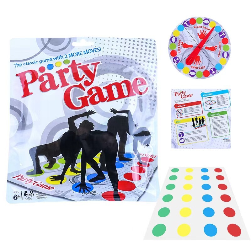 Party Games For 5 Year Olds Indoors - ツイスターパーティーゲーム - 家族向け屋内外ボディツイストインタラクティブグループスポーツ玩具 子供と大人向けの楽しい遊具
