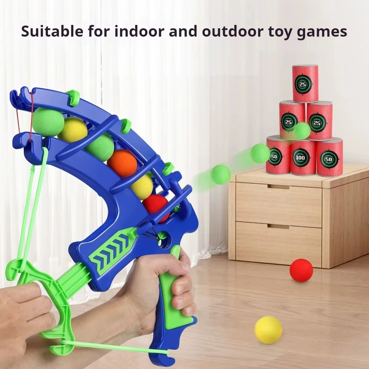 Party Games Kids Birthday - 投げスポーツスリングショットターゲットバブルガンソフトボール子供のおもちゃ自動石鹸ブロワー屋外パーティーゲーム子供男の子の誕生日プレゼント