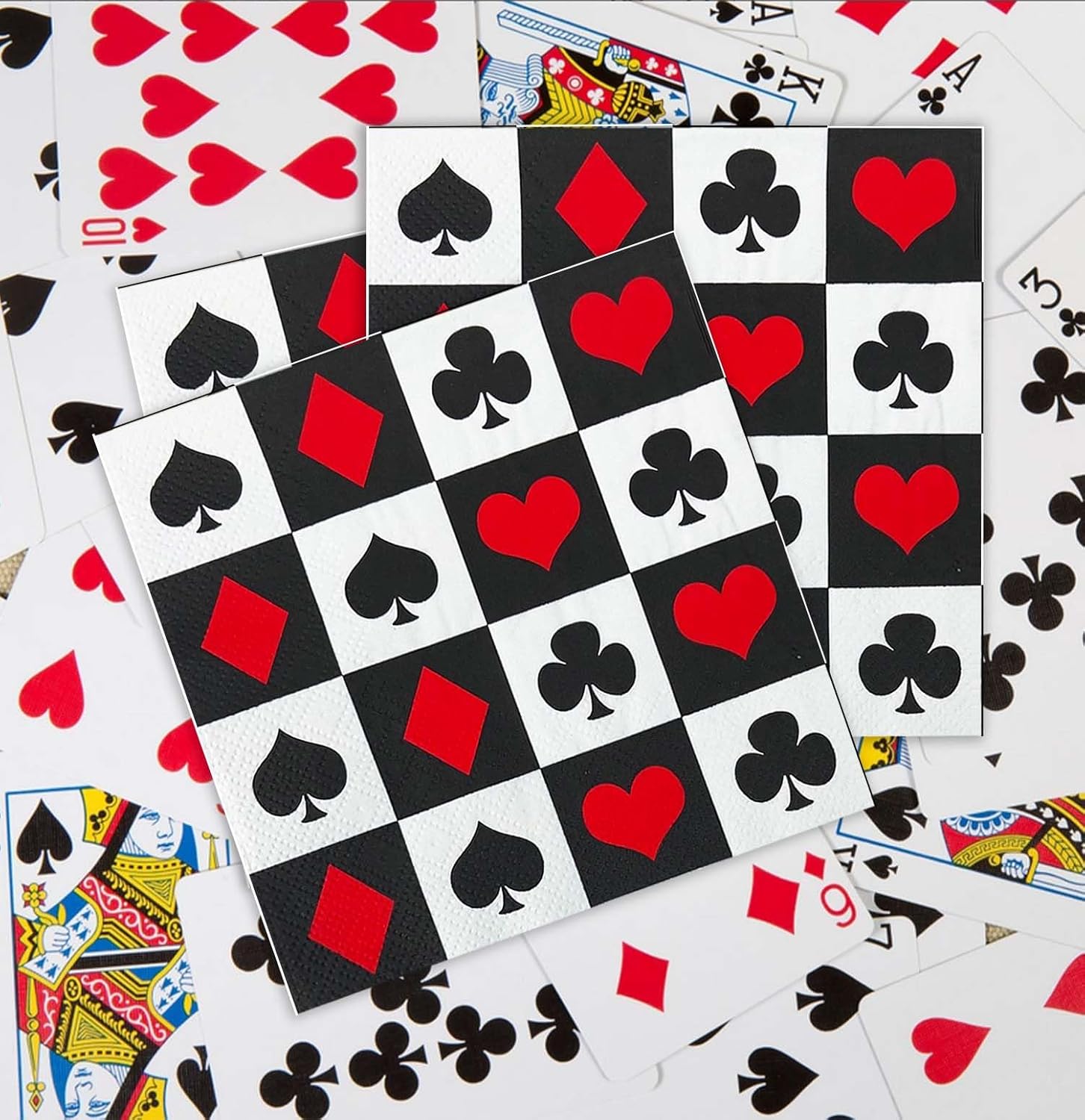 20/40/60/80 個 カジノテーマ ポーカーナプキン  - Party Games No Supplies のレビューと価格