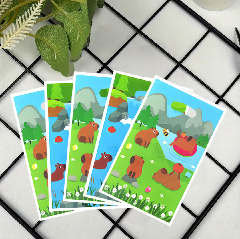 20個/40個入り漫画キャラクターギフトバッグ、川で遊ぶカピ - Party Games No Supplies のレビューと価格