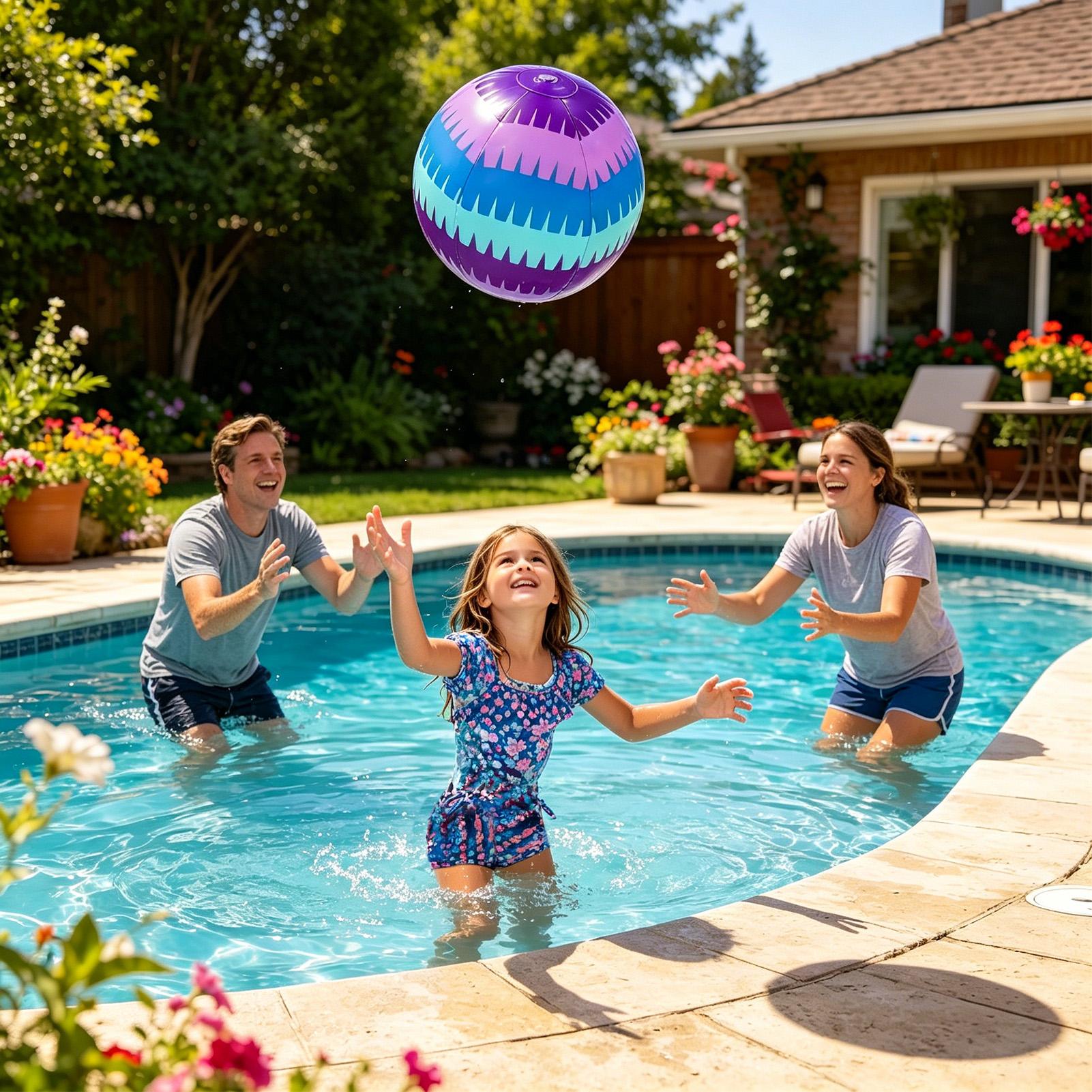 ビーチボール アウトドアゲーム スイミングプールボール 子供 - Party Games Young Kids のレビューと価格