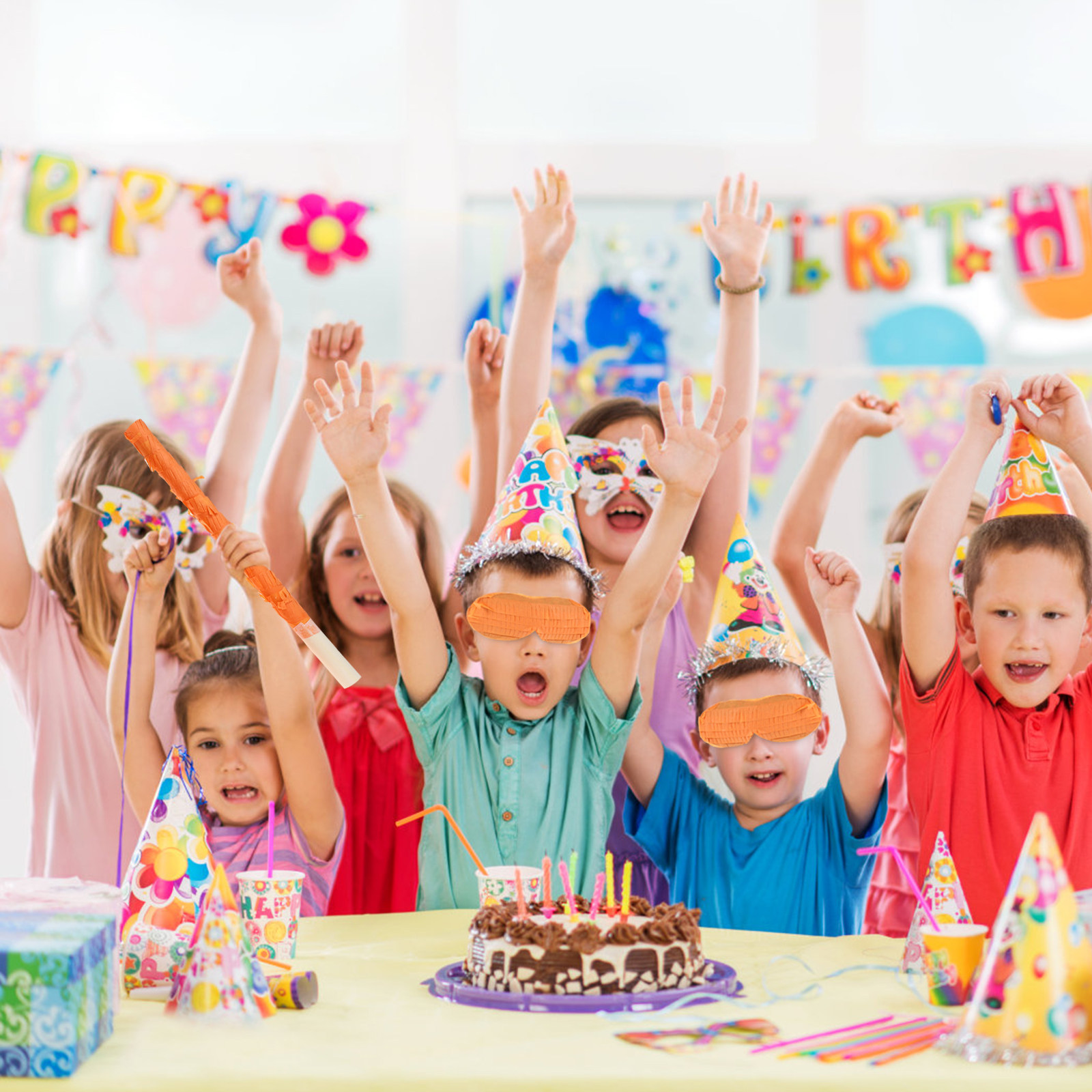 1セットのキツネのピニャータ紙製動物誕生日パーティーゲーム詰 - Party Games Kids Birthday のレビューと価格