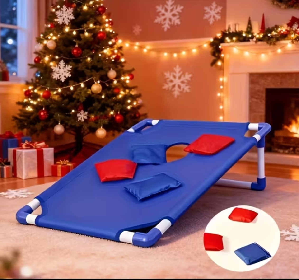 コーンホールゲームセットには、ゲームボード2枚、ビーンバッグ - Party Games For 5 Year Olds Indoors のレビューと価格
