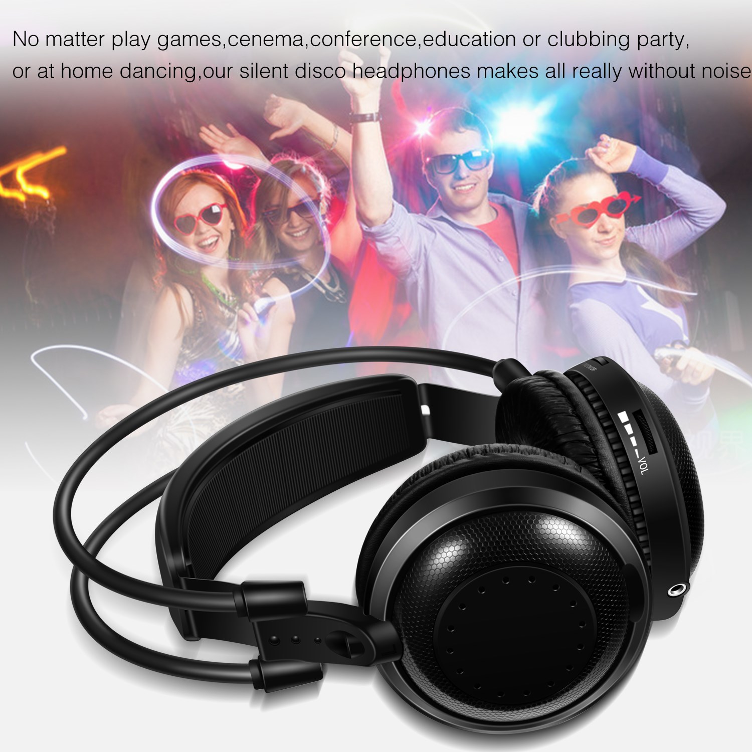 マイク付きサイレントワイヤレスヘッドセット,パーティー用,テ - Party Games Mobile のレビューと価格