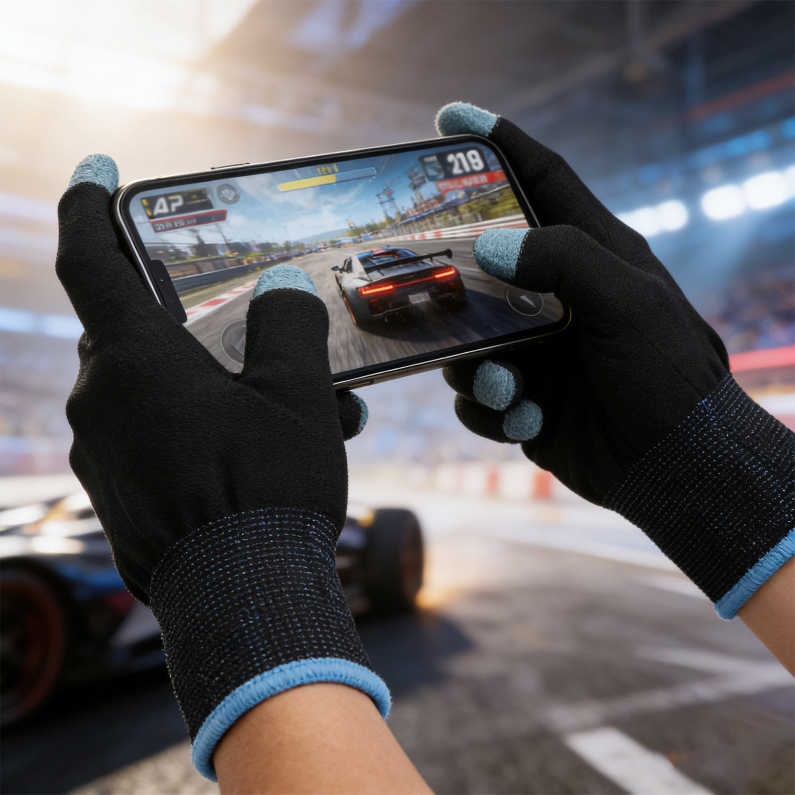 2組の手袋、防汗・通気性のあるタッチスクリーン対応指サック、 - Party Games Mobile のレビューと価格