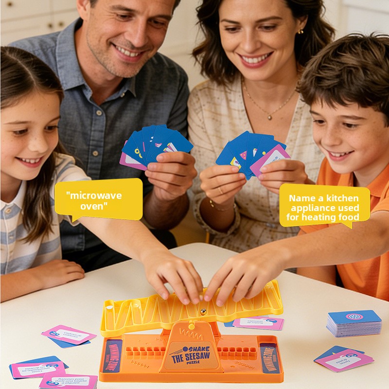 シーソーバランスボードゲーム　即応性クイズレース対決　家族向 - Party Games Quiz For Adults のレビューと価格