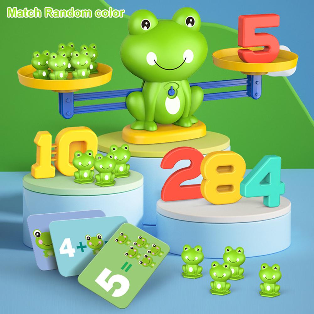 1セット カエル型バランススケールカード デジタルゲーム 子 - Party Games Kids Birthday のレビューと価格