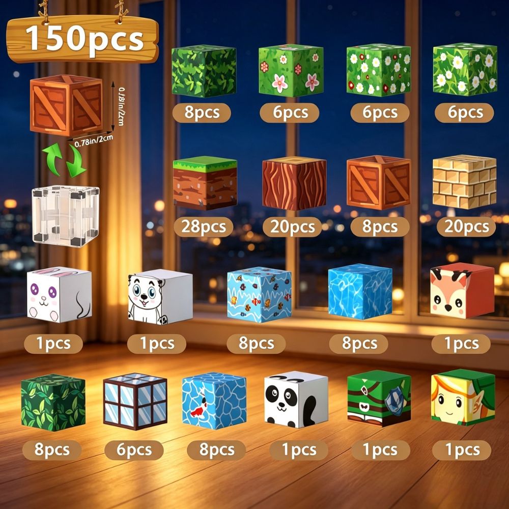KAVOWORLD 150ピース 磁気フォレストハウス ビル - Party Games For 5 Year Olds Indoors のレビューと価格