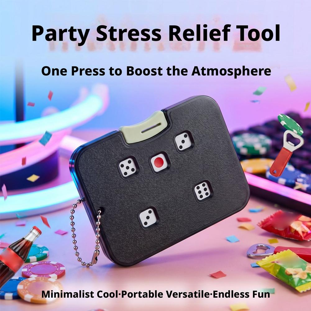 斬新な5穴ダイス型フィジェットスライダー、プレス式おもちゃ、 - Party Games No Supplies のレビューと価格